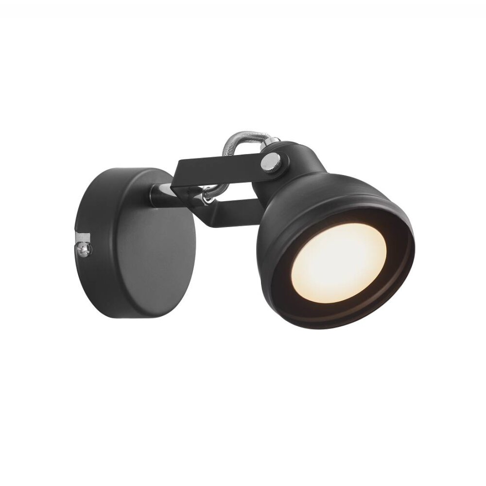 Nordlux ASLAK Wandleuchte Schwarz, 1-flammig main product photo
