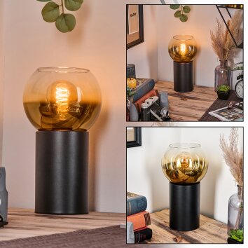 Koyoto Tischleuchte Glas 15 cm Gold, Klar, 1-flammig Koyoto Tischleuchte Glas 15 cm Gold, Klar, 1-flammig