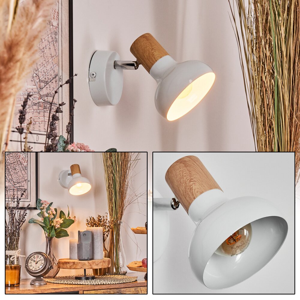 Alyra Wandleuchte Weiß, 1-flammig main product photo