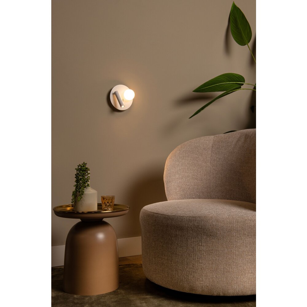 Lucide MATIZ Wandleuchte LED Weiß, 1-flammig main product photo