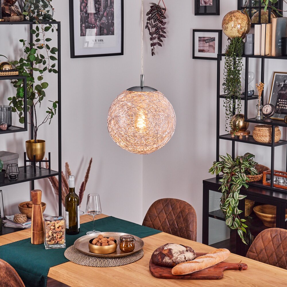 Brona Hängeleuchte Silber, 1-flammig main product photo