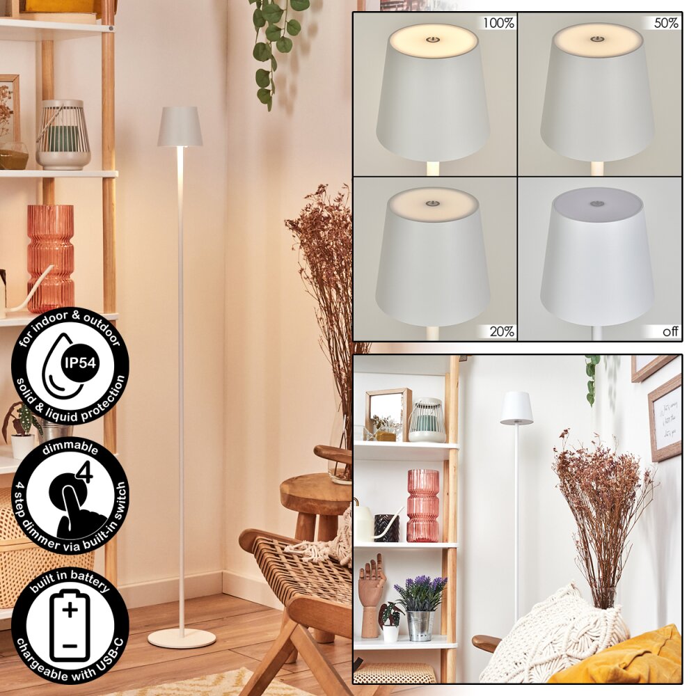 Allen Stehleuchte LED Weiß, 1-flammig main product photo