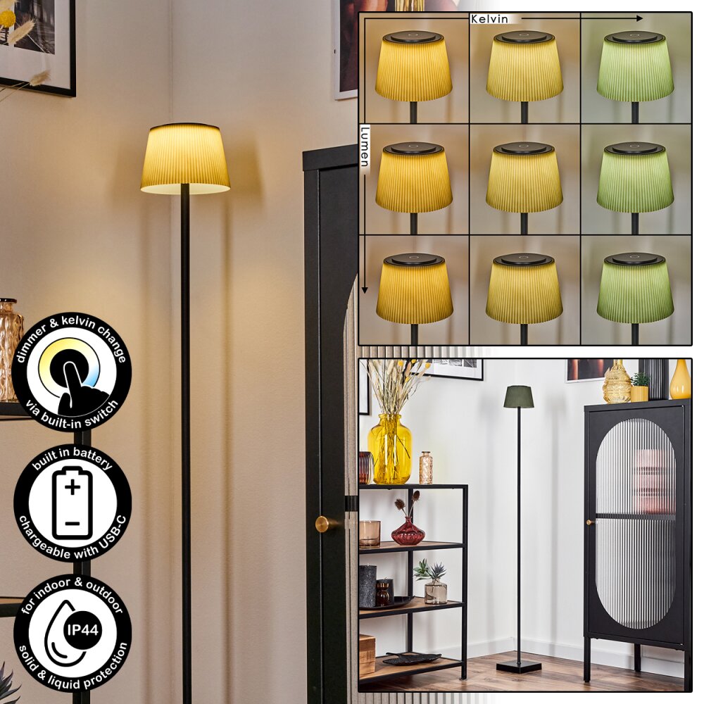 Longchamps Stehleuchte LED Schwarz, 1-flammig main product photo