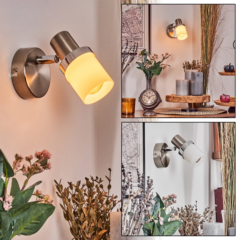 Davor Wandleuchte Chrom, Nickel-Matt, 1-flammig main product photo