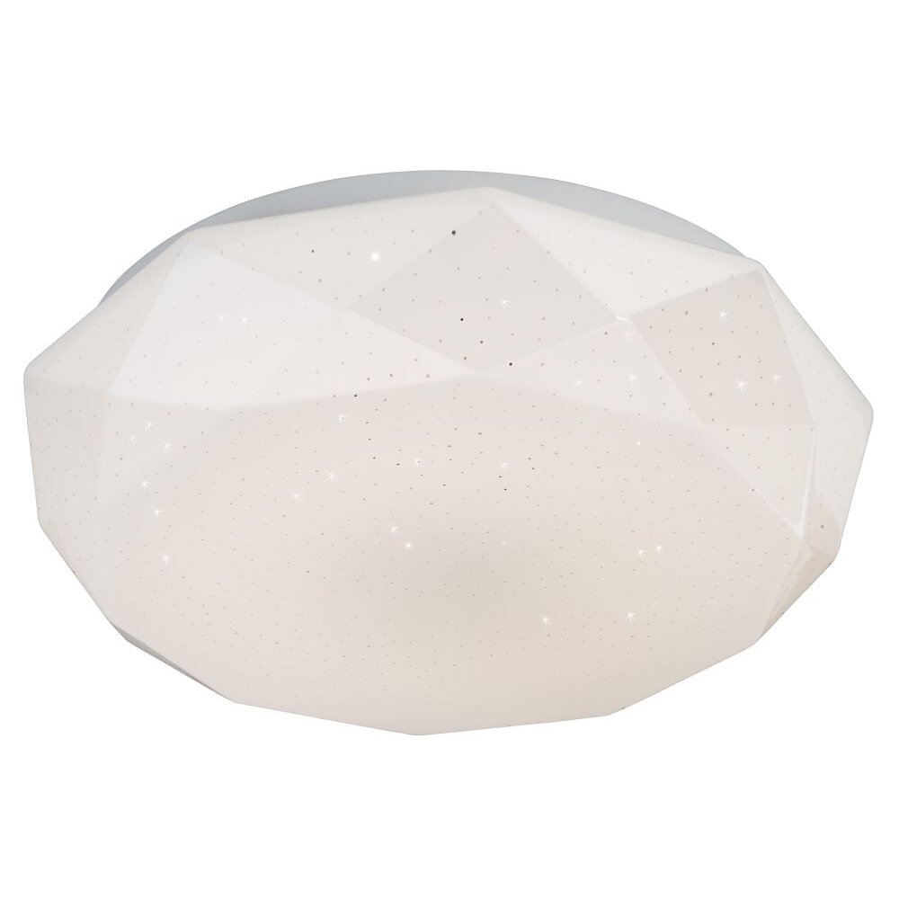 Nino Leuchten DIAMOND Deckenleuchte LED Weiß, 1-flammig main product photo