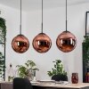 Gastor Hängeleuchte Glas 30 cm Kupferfarben, 3-flammig