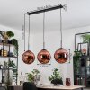 Gastor Hängeleuchte Glas 30 cm Kupferfarben, 3-flammig
