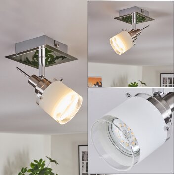 Maren Deckenleuchte LED Chrom, Nickel-Matt, 1-flammig Maren Deckenleuchte LED Chrom, Nickel-Matt, 1-flammig
