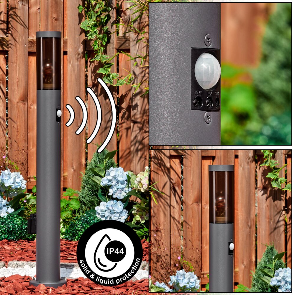 Sessa Wegeleuchte Anthrazit, 1-flammig, Bewegungsmelder main product photo