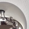 Chehalis Deckenleuchte Glas 10 cm, 12 cm Chrom, Rauchfarben, 12-flammig