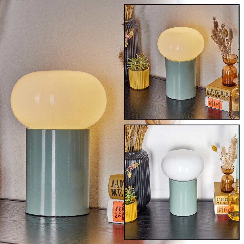 Godrie Tischleuchte Türkis, 1-flammig main product photo