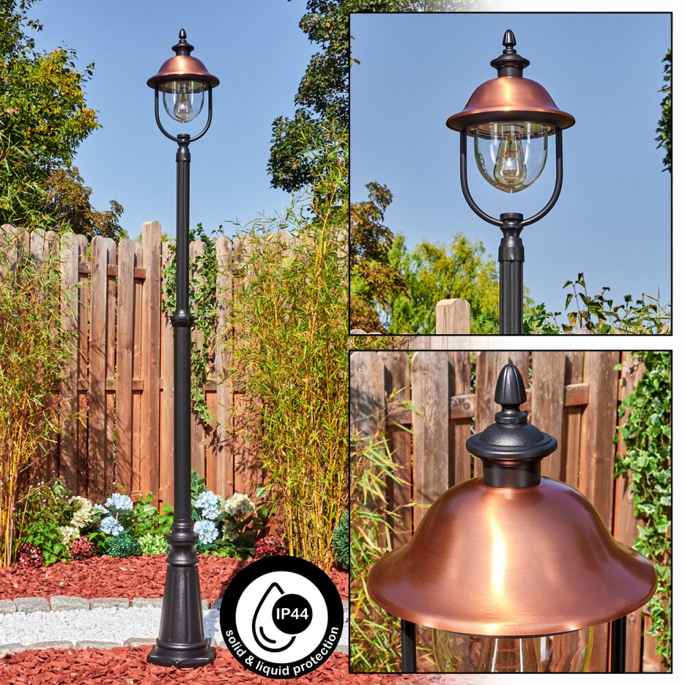 Gascon Kandelaber Kupferfarben, Schwarz, 1-flammig main product photo