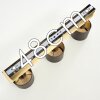 Tibro Deckenleuchte Gold, Grau, 3-flammig