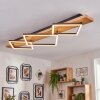 Pompu Deckenleuchte LED Naturfarben, Schwarz, 1-flammig