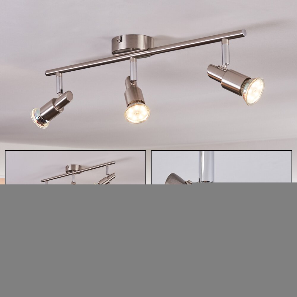 Crina Deckenleuchte Chrom, Nickel-Matt, 3-flammig main product photo