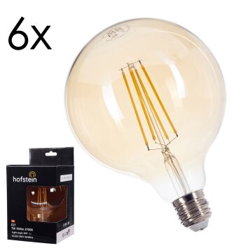 LED E27 6er Set 6 Watt 2700 Kelvin 600 Lumen LED E27 6er Set 6 Watt 2700 Kelvin 600 Lumen