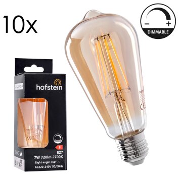 LED E27 10er Set 7 Watt 2700 Kelvin 720 Lumen