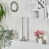 Flaut Tischleuchte LED Nickel-Matt, 1-flammig, Fernbedienung, Farbwechsler