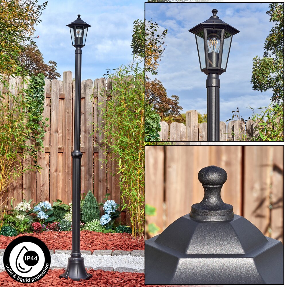 Loria Kandelaber Schwarz, 1-flammig main product photo