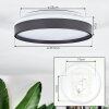 Sofo Deckenleuchte LED Weiß, 1-flammig