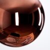 Gastor Hängeleuchte Glas 25 cm Kupferfarben, 1-flammig