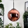 Gastor Hängeleuchte Glas 30 cm Kupferfarben, 1-flammig