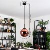 Gastor Hängeleuchte Glas 30 cm Kupferfarben, 1-flammig