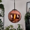 Gastor Hängeleuchte Glas 30 cm Kupferfarben, 1-flammig