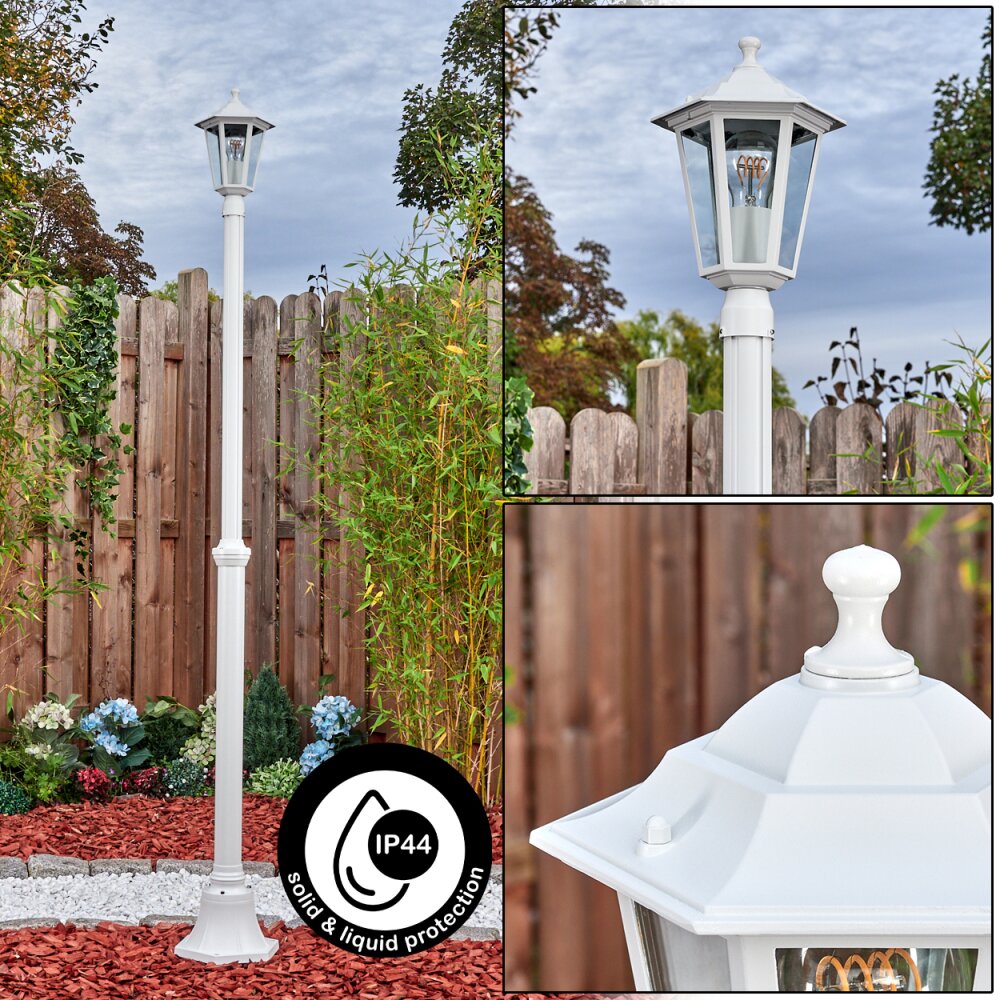 Loria Kandelaber Weiß, 1-flammig main product photo