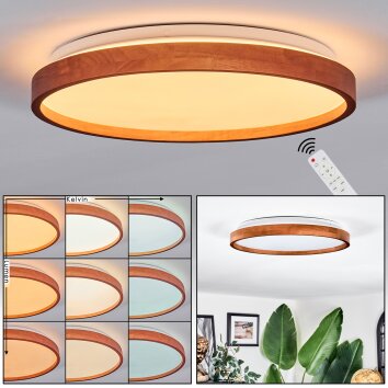 Sofo Deckenleuchte LED Weiß, 1-flammig, Fernbedienung
