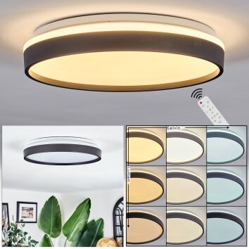 Sofo Deckenleuchte LED Weiß, 1-flammig, Fernbedienung