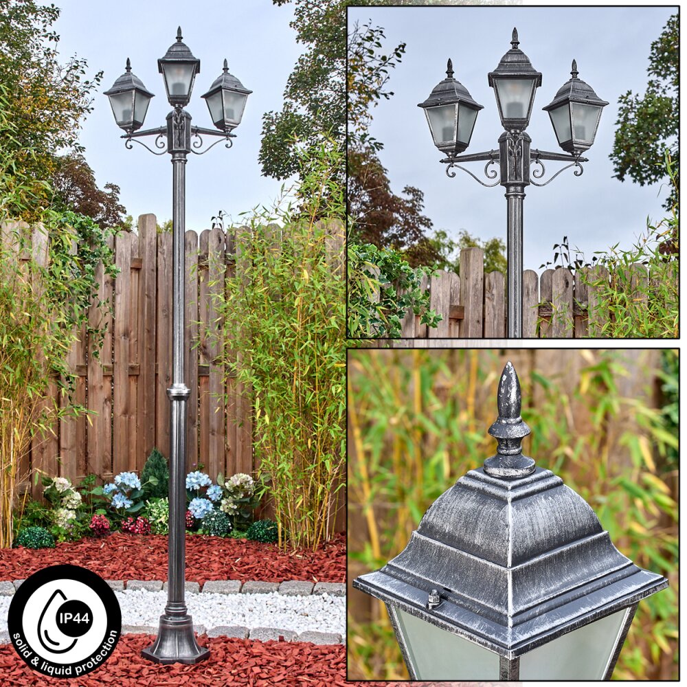 Naofe Kandelaber Schwarz, Silber, 3-flammig main product photo