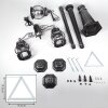 Lentua Kandelaber Schwarz, Silber, 3-flammig