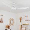 Follseland Deckenventilator LED Weiß, 1-flammig, Fernbedienung