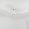 Follseland Deckenventilator LED Weiß, 1-flammig, Fernbedienung
