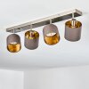 Alsen Deckenleuchte Nickel-Matt, 4-flammig