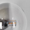 Chehalis Wandleuchte Glas 10 cm Chrom, Klar, Rauchfarben, 3-flammig