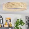 Barroco Deckenleuchte LED Naturfarben, Weiß, 1-flammig