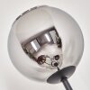 Koyoto Stehleuchte Glas 15 cm Schwarz, 3-flammig