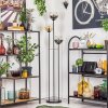 Koyoto Stehleuchte Glas 15 cm Schwarz, 3-flammig