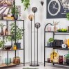 Gastor Stehleuchte Glas 15 cm Schwarz, 3-flammig
