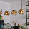 Ripoll Hängeleuchte Glas 20 cm Gold, Klar, 3-flammig