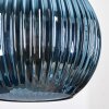 Koyoto Hängeleuchte Glas 20 cm Schwarz, 3-flammig