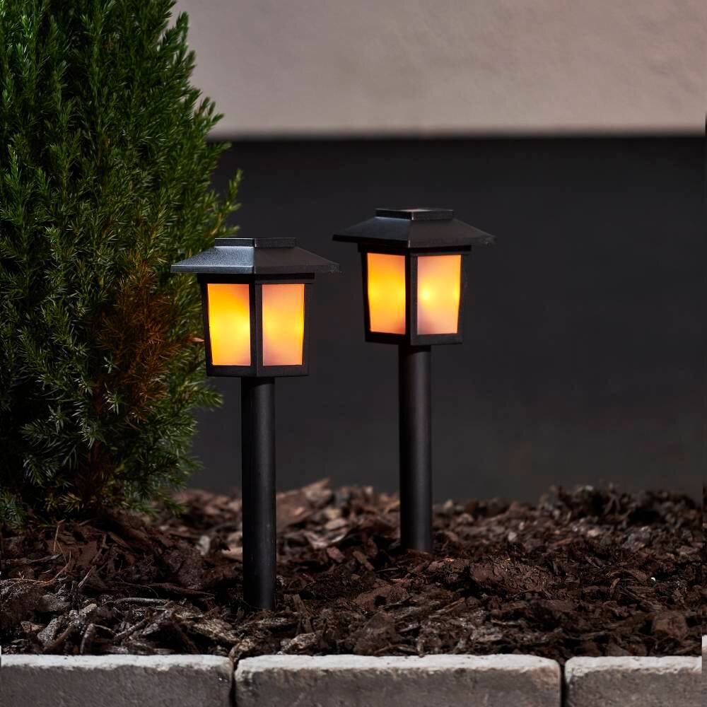 Eglo Z_SOLAR Wegeleuchte 2er Set LED Schwarz, 2-flammig main product photo