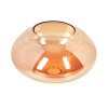 Glaslampenschirm Mertola Ersatzglas 25 cm Bernsteinfarben