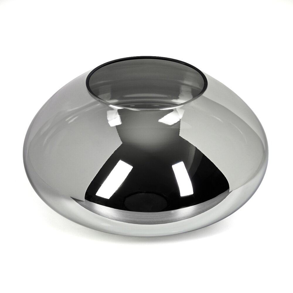 Glaslampenschirm Mertola Ersatzglas 25 cm Rauchfarben main product photo