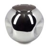 Lampenschirm aus Glas Ripoll Ersatzglas 25 cm Chrom, Rauchfarben