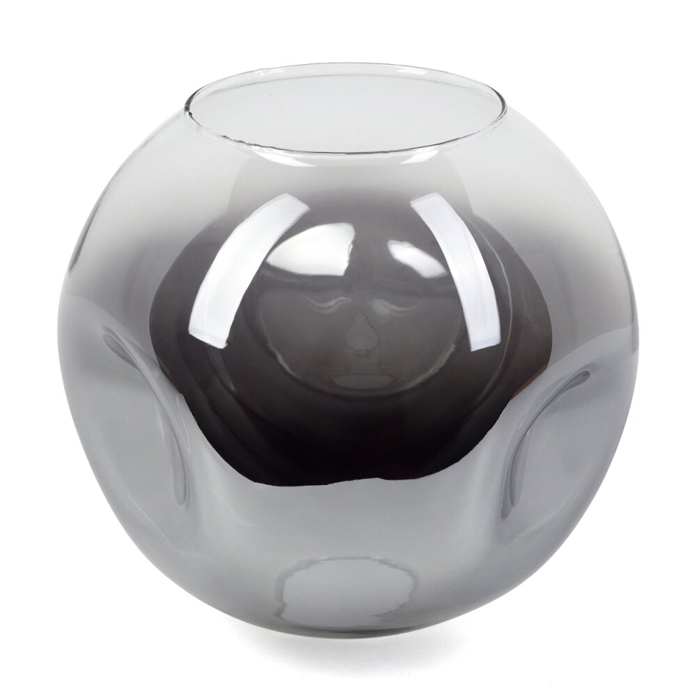 Glaslampenschirm Ripoll Ersatzglas 20 cm Klar, Rauchfarben main product photo