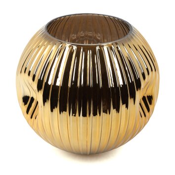 Glaslampenschirm Ripoll Ersatzglas 20 cm Gold