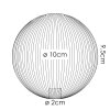 Lampenschirm aus Glas Remaisnil Ersatzglas 10 cm Rauchfarben